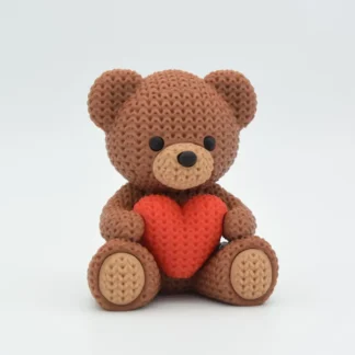 Valentine's Day Teddy Bear (Knitted)