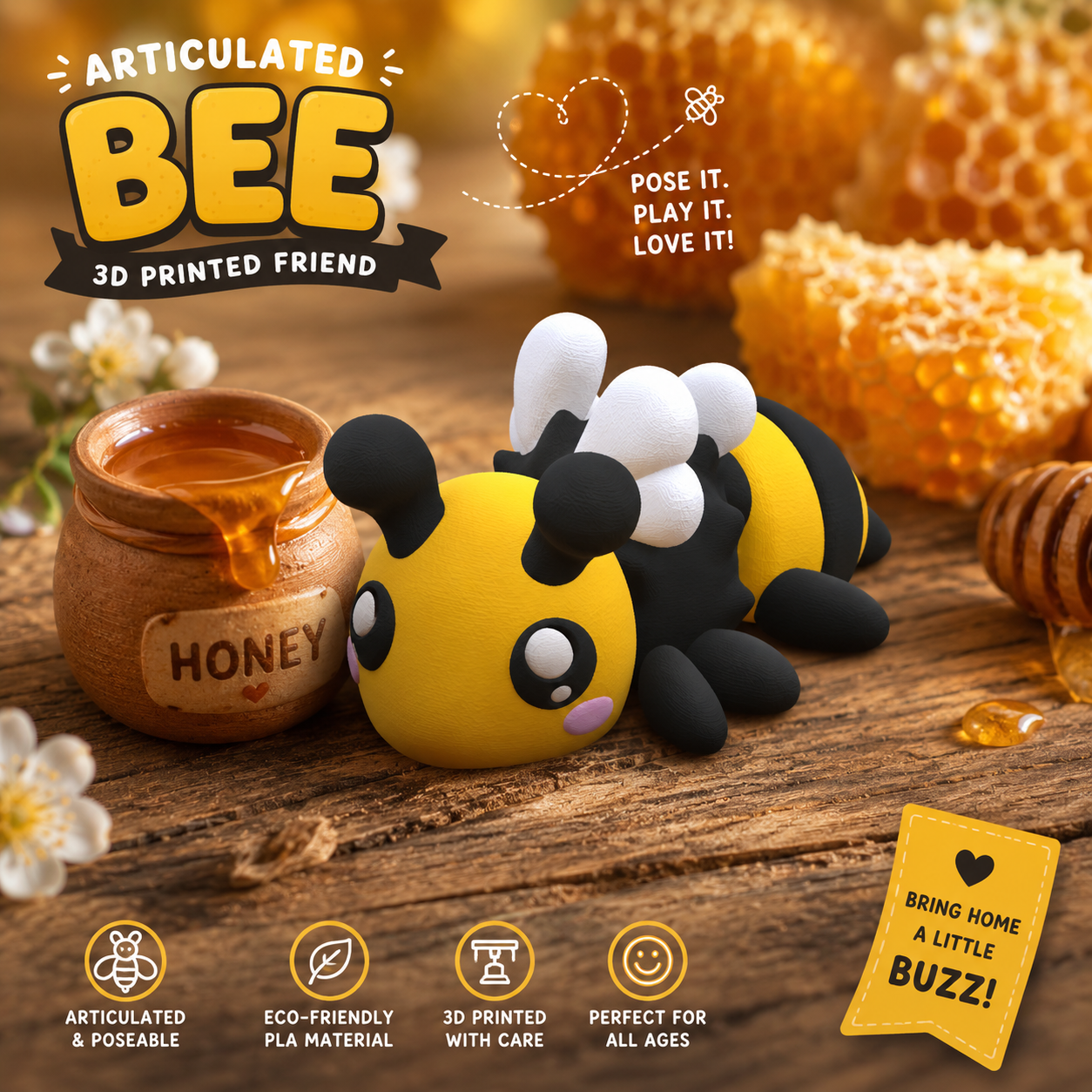Cute Flexi Bee - Image 3