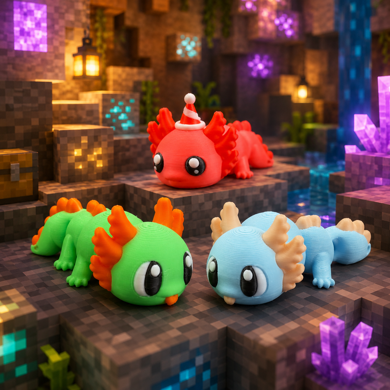 Articulated Magnetic Axolotl – 3D-Printed Flexi Friend - Image 11